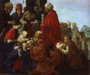 REMBRANDT Harmenszoon van Rijn The Adoration of the Magi oil painting artist
